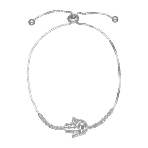 Pulsera Ajustable Mano de Fátima Circones Tenis 