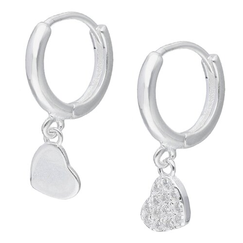 Argolla Huggie Desigual Corazón Circones 12 mm