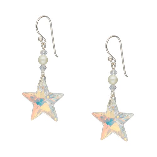 Aro Estrella Cristal Hecho con Swarovski® Tornasol