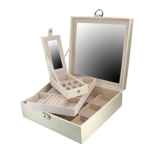 Joyero Organizador Beige