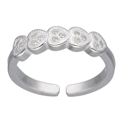 Anillo Midi Corazones Circones