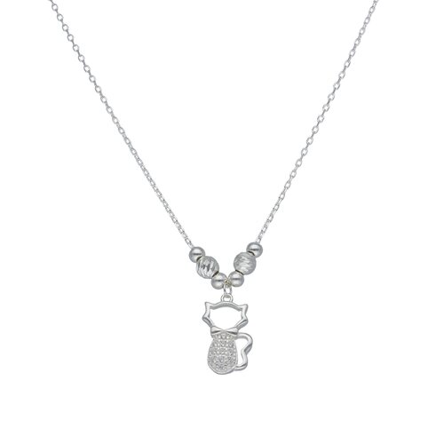 Collar Esferas Gatito Circones
