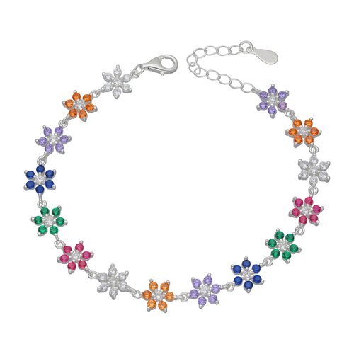 Pulsera Flores Circones Multicolor