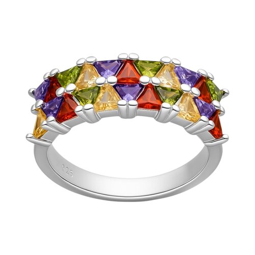 Anillo Triángulos Circones Multicolor