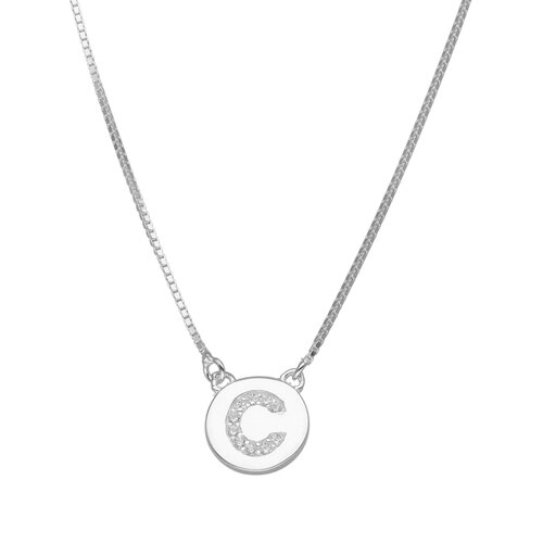 Collar Circulo Letra C Circones