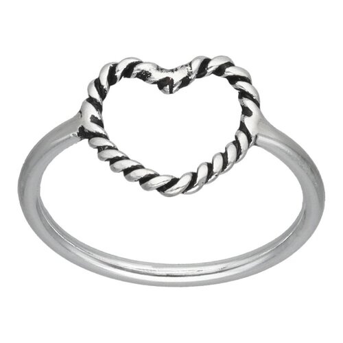 Anillo Corazón Entorchado