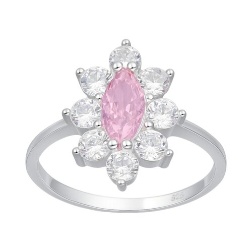 Anillo Lady Circón Rosa Francia
