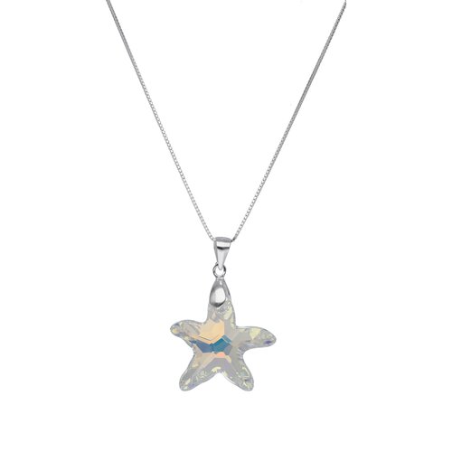 Collar Estrella de Mar Cristal Hecho con Swarovski® Tornasol