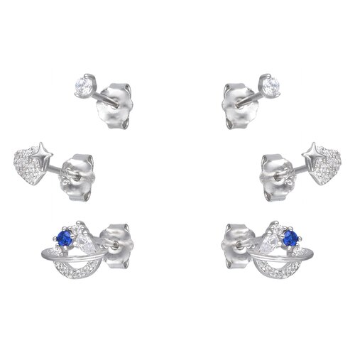 Set Aros Planeta Corazón Estrella Circones