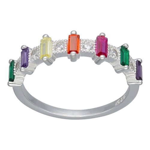 Anillo Circones Baguette Multicolor