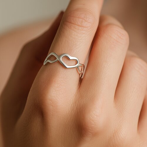Anillo Midi Corazones