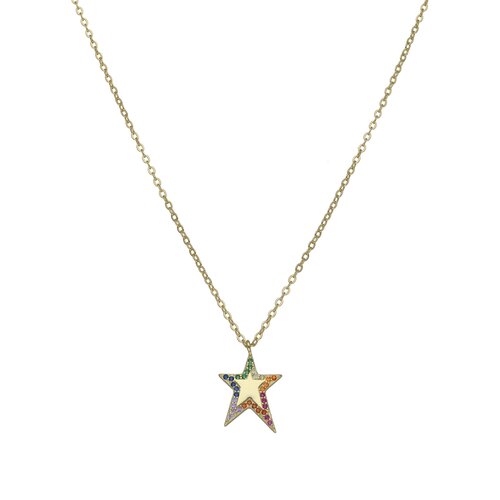 Collar Estrella Circones Multicolor