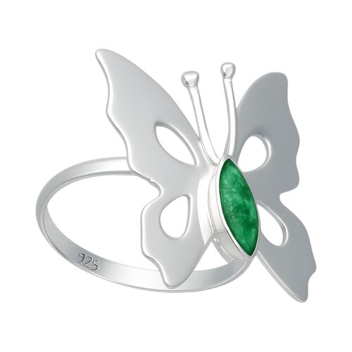 Anillo Mariposa Verde Metalizado