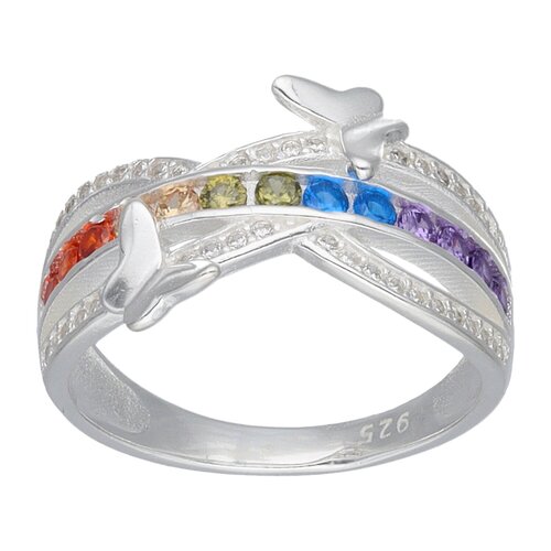 Anillo Mariposas Circones Multicolor