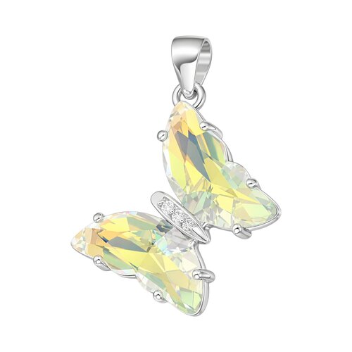 Colgante Mariposa Cristal Hecho con Swarovski® Tornasol