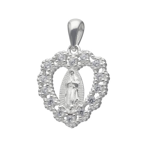 Colgante Corazón Virgen de Guadalupe Circones