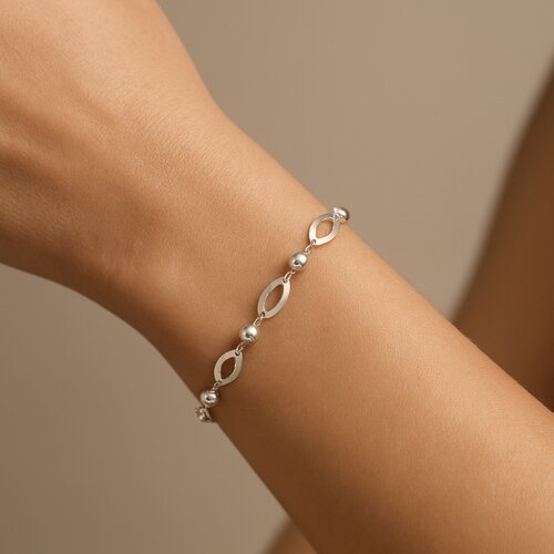 Pulsera Óvalos Esferas