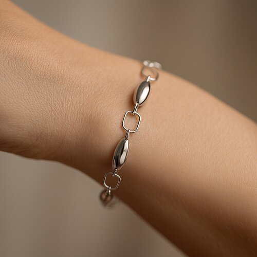 Pulsera Ovalos Rectángulos