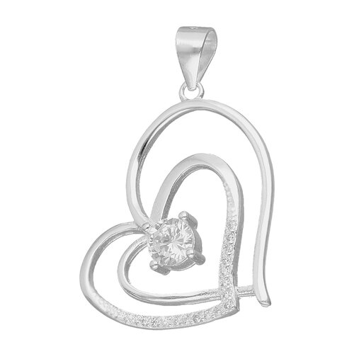 Colgante Corazones Circón