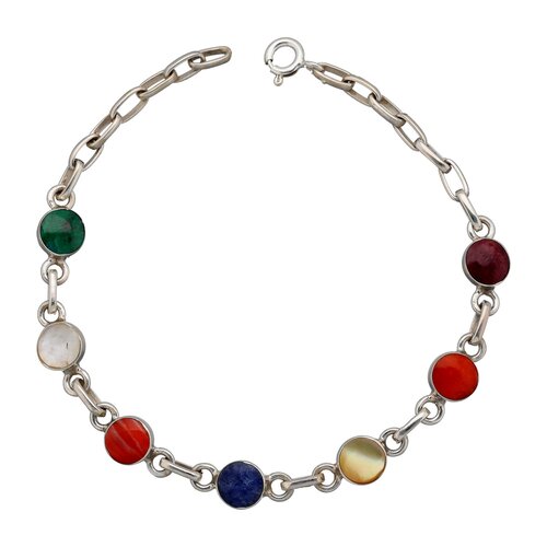 Pulsera Piedras Naturales Multicolor
