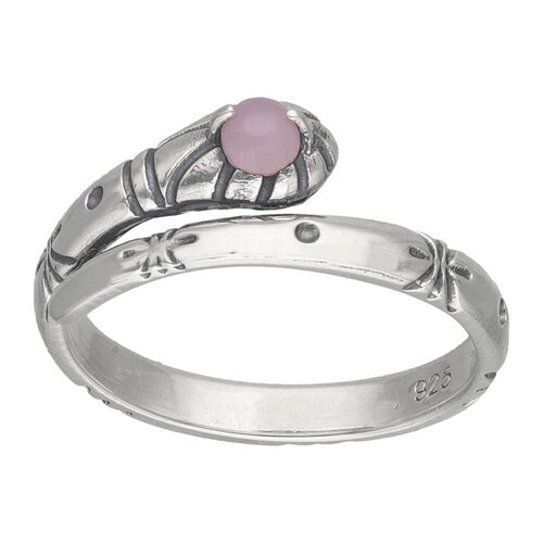 Anillo Serpiente Cuarzo Rosado