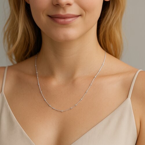 Cadena Cola de Topo con Bolitas