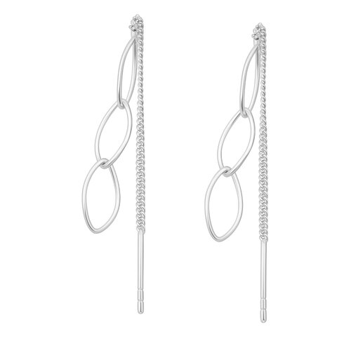 Aro Pasador Óvalos Entrelazados