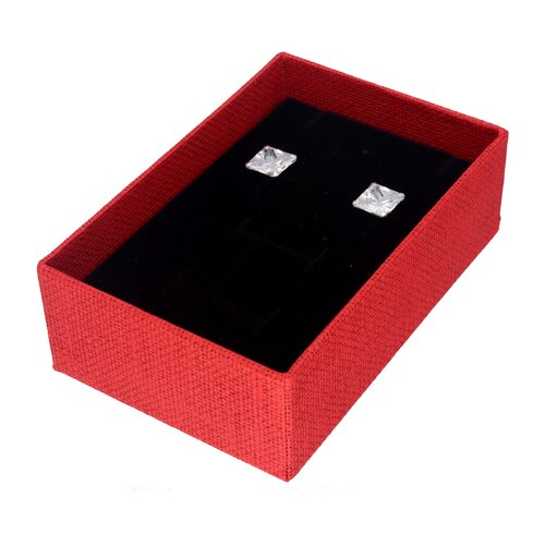 Caja Conjunto Arpillera Roja Cinto Negro