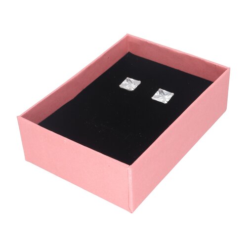 Caja Conjunto Mediana Gris Cinto Rosa