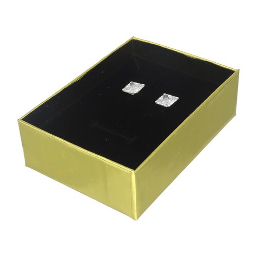 Caja Conjunto Mediana Negra con Dorado