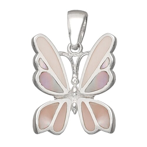 Colgante Mariposa Nácar Rosada