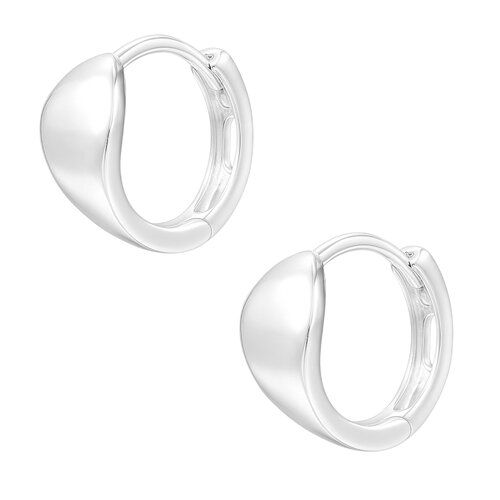 Argolla Huggie Serpiente 12 mm