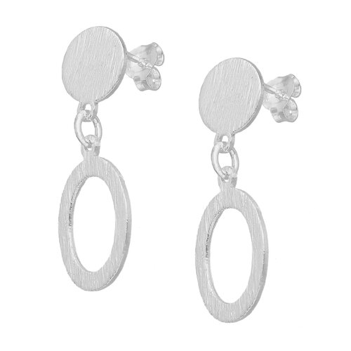 Aro Círculo Ovalo Satinado