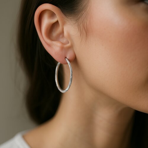 Argolla Facetada 25 mm