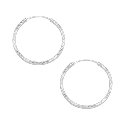 Argolla Facetada 25 mm