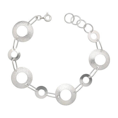 Pulsera Círculos Lisos Martillados