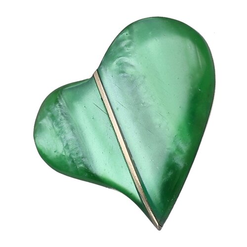 Colgante Corazón Nácar Verde