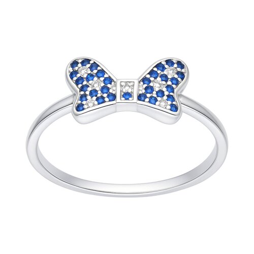 Anillo Lazo Circones Zafiro