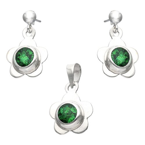 Conjunto Flor Verde