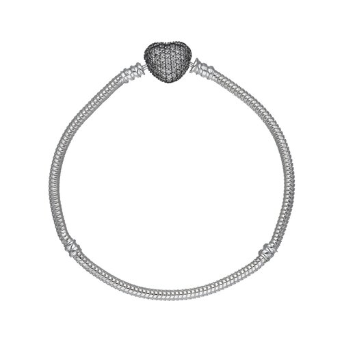 Pulsera para Charm Corazón Circones 16 cm