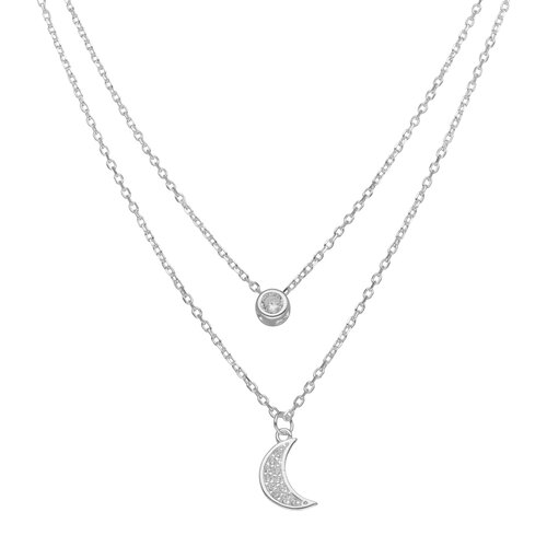 Collar Doble Media Luna Circones