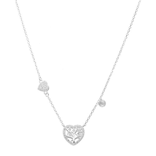 Collar Corazones Árbol de la Vida Circones Cristal