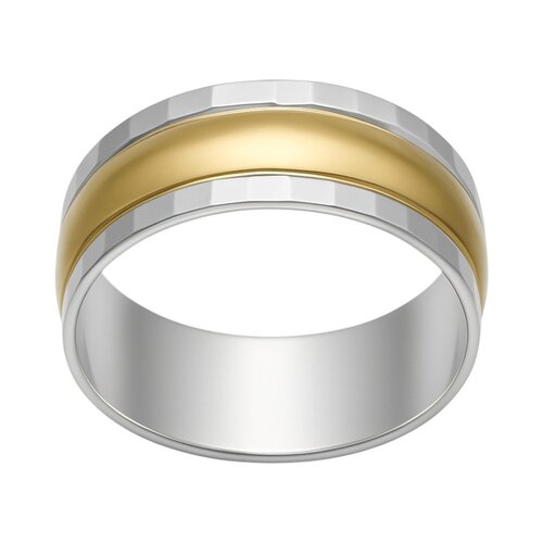 Anillo Compromiso Facetado con Oro