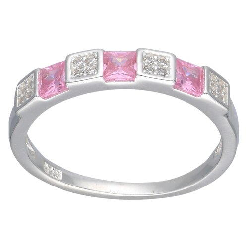 Anillo Cintillo Circones Rosa Francia