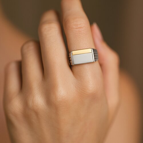 Anillo Sello con Oro