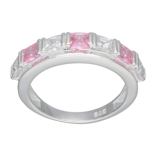 Anillo Cintillo Circones Rosa Francia