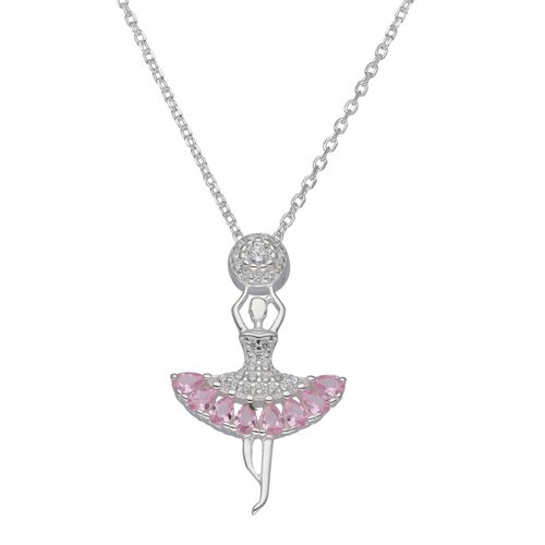 Collar Bailarina Circones Rosa Francia