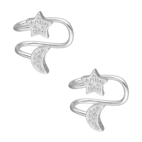 Aro Ear Cuff Estrella Media Luna Circones