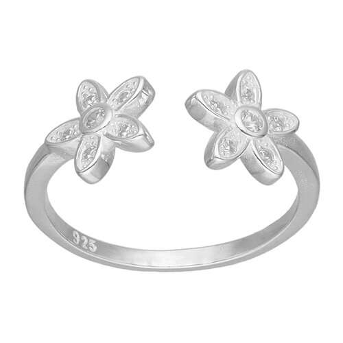 Anillo Ajustable Flores Circones