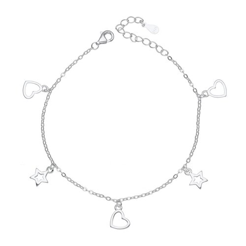 Pulsera Corazones Estrellas